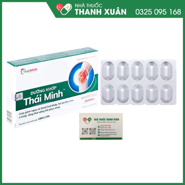 Dưỡng khớp Thái Minh bổ sung dưỡng chất cho khớp